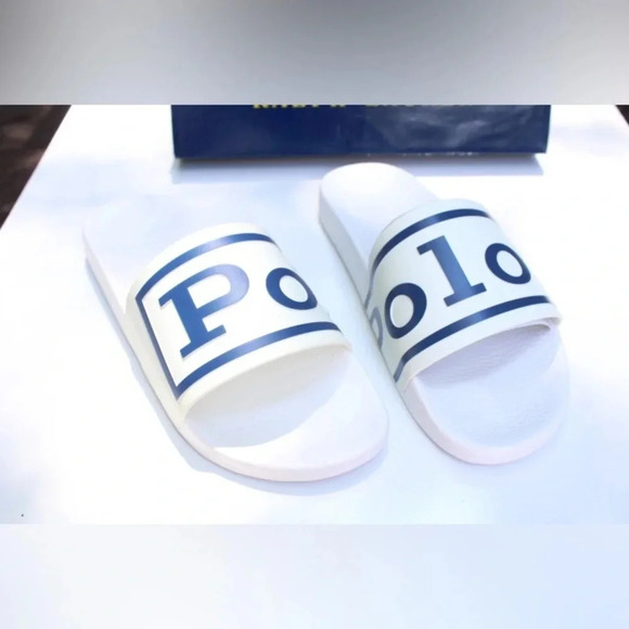 New Polo Ralph Lauren men’s slides - Picture 9 of 9